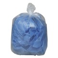 Low-Density Trash Bags | Classic Clear 1507143 60 Gallon 0.9 mil 38 in. x 58 in. Linear Low-Density Can Liners - Clear (10 Bags/Roll, 10 Rolls/Carton) image number 2