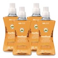 Laundry Detergents | Method 01490 53.5 oz. Bottle 4X Concentrated Laundry Detergent - Ginger Mango (4/Carton) image number 0