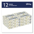Facial Tissues | Kleenex 03076 2-Ply Facial Tissue for Business - White (12 Boxes/Carton) image number 2
