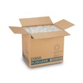 Perforated Roll & Hand Towels | Dixie PL10CLEAR Plastic Portion Cup Lid Fits 1 oz. Portion Cups - Clear (4800/Carton) image number 4