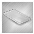 Steam Table Parts | Handi-Foil 2050-45-50FC 12.88 in. x 20.81 in. x 0.62 in. Steam Table Pan Lids with Full Curl Edge (50/Carton) image number 2