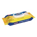 Cleaning Cloths & Wipes | Clorox 31404 8 in. x 7 in. 1-Ply Easy Pull Pack Disinfecting Wipes - Lemon Scent White (6 Boxes/Carton) image number 1