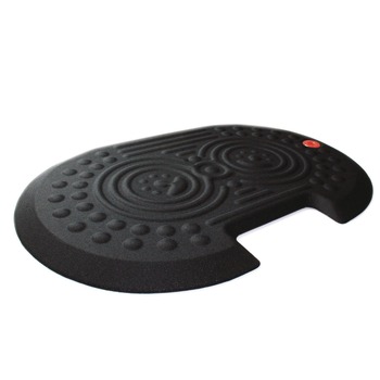  | Floortex FCA21624XBK AFS-TEX 2000X 16 in. x 24 in. Anti-Fatigue Mat - Black