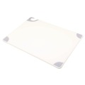 Cutting Boards | San Jamar SAN CBG182412WH 24 in. x 18 in. x 0.5 in. Saf-T-Grip Plastic Cutting Board - White image number 0