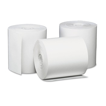Universal UNV35763 3.13 in. x 230 ft. Direct Thermal Printing Paper Rolls - White (50/Carton)