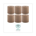 Perforated Roll & Hand Towels | Windsoft WIN12806 8 in. x 800 ft. Hardwound Roll Towels - Natural (6 Rolls/Carton) image number 4