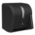Towel Dispensers | Georgia Pacific Professional 54338A 13 in. x 10 in. x 14.4 in. Hygienic Push-Paddle Roll Towel Dispenser - Black image number 3