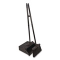 Dust Pans | Carlisle 36141503 11.8w x 36h Duo-Pan Upright Dust Pan and Broom with 24.5 in. Handle - Black image number 8