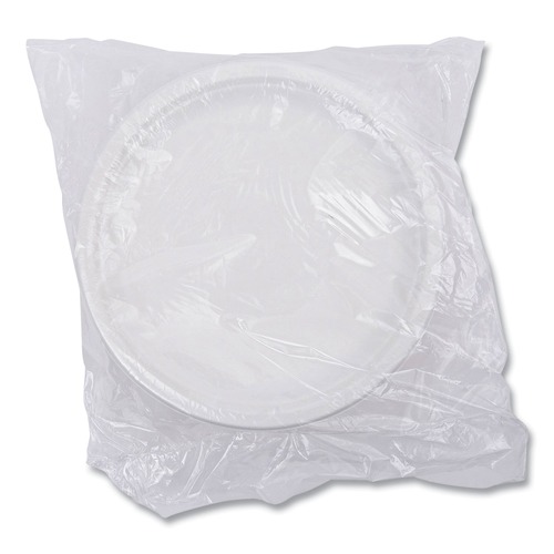 Plates | Eco-Products EP-P016NFA Vanguard 6 in. diameter Renewable and Compostable Sugarcane Plates - White (1000/Carton) image number 0