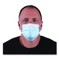 Face Masks | Boardwalk MS2000BX 3-Ply General Use Face Mask - Blue (50/Box) image number 8