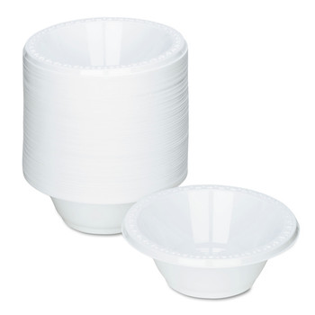 BOWLS | Tablemate 12244WH Plastic Dinnerware, Bowls, 12 Oz, White, 125/pack