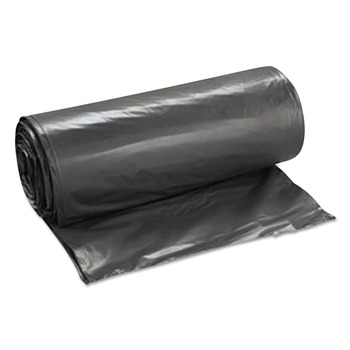 Inteplast Group LG4046SPK-C 40 in. x 46 in. 1.15 mil 45 Gallon Low-Density Commercial Can Liners - Black (120/Carton)