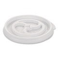 Cup Lids | WinCup 222078 Slotted Plastic Lids for 8 oz to 10 oz Hot Cups and Bowls - White (1000/Carton) image number 0