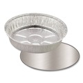 Food Containers & Lids | Handi-Foil 2058L 8.25 in. Diameter Aluminum Foil Laminated Board Lids - Silver (500/Carton) image number 5