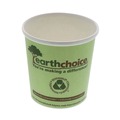 Food Containers & Lids | Pactiv Corp. PHSC16ECDI EarthChoice Compostable 16 oz. 3.63 in. Diameter x 3.88 in. Height Paper Soup Cup - Large, Green image number 0