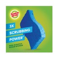 Scouring Pads & Sticks | Scotch-Brite 529-5 4.4 in. x 2.6 in. 0.8 in. Thick Non-Scratch Multi-Purpose Scrub Sponge - Blue (9/Pack) image number 4