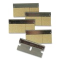 Putty Knives & Scrapers | Unger SRB30 #9 Safety Scraper Stainless Steel Replacement Blades (100/Pack) image number 3