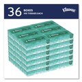 Facial Tissues | Kleenex 21400 2-Ply Facial Tissues - White (100 Sheets/Box, 36 Boxes/Carton) image number 2
