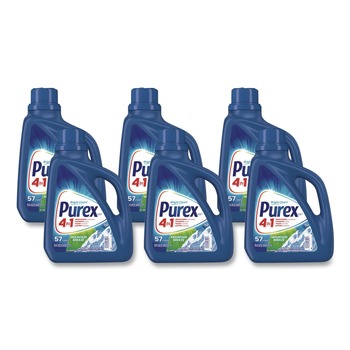  | Purex 06094CT 75 oz. Bottle Liquid Laundry Detergent - Mountain Breeze (6/Carton)
