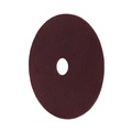 Floor Pads-Stripping | Boardwalk 7100151298 16 in. Diameter Deep Scrub Pads - Maroon (10/Carton) image number 1