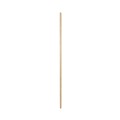 Handles & Braces | Boardwalk BWK121 0.94 in. Diameter x 54 in. Lacquered Hardwood Threaded End Broom Handle - Natural image number 0