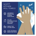 Perforated Roll & Hand Towels | Scott 41482 1-Ply 11 in. x 8.75 in. Kitchen Roll Towels (128/Roll 20 Rolls/Carton) image number 8