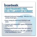 Laundry Detergents | Boardwalk BWK4850 1 Gallon Dye-Free Liquid Laundry Detergent - Unscented (4/Carton) image number 2