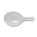 Disposable Spoons | Dixie SH207 Plastic Heavyweight Soup Spoons - White (100/Box) image number 3