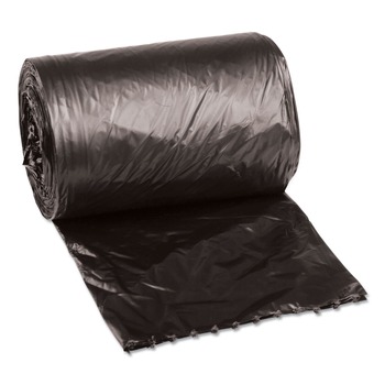 Boardwalk H3417RKKR01 17 in. x 17 in. 4 gal. 0.35 mil Low-Density Waste Can Liners - Black (1000/Carton)