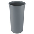 Indoor Waste Receptacles | Rubbermaid Commercial FG354600GRAY 22 Gallon Round Plastic Untouchable Waste Container - Gray image number 0