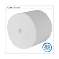 Perforated Roll & Hand Towels | Scott 07001 2-Ply Septic Safe Essential Extra Soft Coreless Standard Roll Bath Tissue - White (36/Carton) image number 3