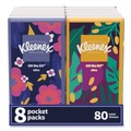 Facial Tissues | Kleenex 46651 On The Go Packs 3-Ply Facial Tissues - White (8/Pack) image number 0