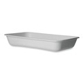Food Containers & Lids | Eco-Products EP-SCRC107 WorldView 10.47 in. x 10.47 in. x 1.76 in. Renewable Sugarcane Containers - White (200/Carton) image number 0