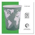 Cups | Eco-Products EP-BHC12-WAPK 12 oz. World Art Renewable and Compostable Hot Cups - Gray (50/Pack) image number 8