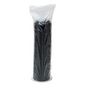 Cup Lids | Dart 16ELBLK Cappuccino Dome Sipper Lids Fits 12 oz. to 24 oz. Hot Cups - Black (1000/Carton) image number 1