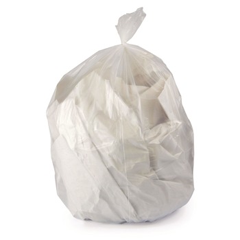 Heritage H4832MC R01 24 in. x 32 in. 0.5 mil. 16-Gallon Linear Low Density Can Liners - Clear (500/Carton)