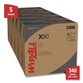 Perforated Roll & Hand Towels | WypAll 12890 X90 POP-UP Box 2-Ply 8.3 in. x 16.8 in. Cloths - Denim Blue (68/Box, 5 Boxes/Carton) image number 2