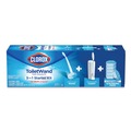Toilet Brushes | Clorox 03191 ToiletWand Disposable Toilet Cleaning System with Handle/Caddy/Refills - White (6/Carton) image number 4