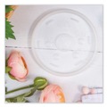 Cup Lids | Dart 20SL Plastic Cold Cup Lids Fits 8 oz. to 32 oz. Cups/Containers - Translucent (100/Sleeve, 10 Sleeves/Carton) image number 4