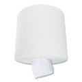 Perforated Roll & Hand Towels | Kleenex 01320 8 in. x 15 in. 1-Ply Premiere Perforated Center-Pull Towels - White (4 Rolls/Carton) image number 2