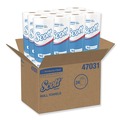 Perforated Roll & Hand Towels | Scott 47031 Choose-A-Sheet 1-Ply 4.8 in. x 11 in. Mega Kitchen Roll Paper Towels - White (24/Carton) image number 1