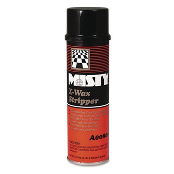 Misty 1033962 18 oz X-Wax Floor Stripper Aerosol Spray