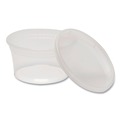 Food Containers & Lids | GEN TD40012E 12 oz. Plastic Deli Containers with Lid - Clear (240/Carton) image number 2