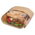 Food & Utility Bags | Bagcraft 300094 9.5 in. x 2.75 in. 2.35 mil. Dubl View Sandwich Bags - Natural Brown (500/Carton) image number 0
