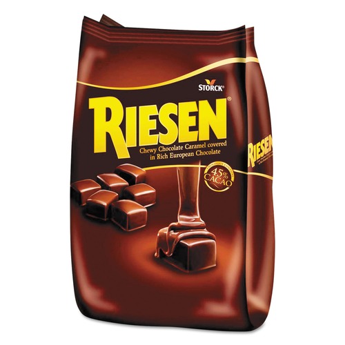 Candy, Gum & Mints | Riesen SUL398052 30 oz. Bag Chocolate Caramel Candies image number 0