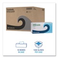 Janitorial Disposable & Single Use Gloves | Boardwalk 382XLCTA 5 mil. Disposable Examination Nitrile Gloves - X-Large, Blue (1000/Carton) image number 5