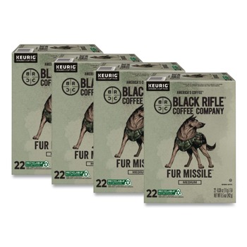 Black Rifle Coffee Company 5000384047 Fur Missile Coffee K-Cups (88/Carton)