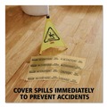 Sorbents | Rubbermaid Commercial FG425400YEL 16.5 in. x 14 in. 12 oz. Over-The-Spill Pad Tablet (22/Pack) image number 3