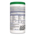 Cleaning Cloths & Wipes | Clorox Healthcare 30824 9 in. x 6.75 in. Hydrogen Peroxide Cleaner Disinfectant Wipes - Unscented (95/Canister, 6 Canisters/Carton) image number 3