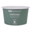 Food Containers & Lids | Eco-Products EP-BSC12-WA 4.05 in. x 2.5 in. 12 oz. World Art Renewable and Compostable Paper Food Container - Green (500/Carton) image number 4